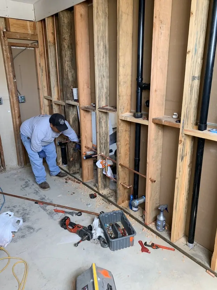 Commercial rough-in plumbing for Gas Line Repair in Waldrop Crossroads